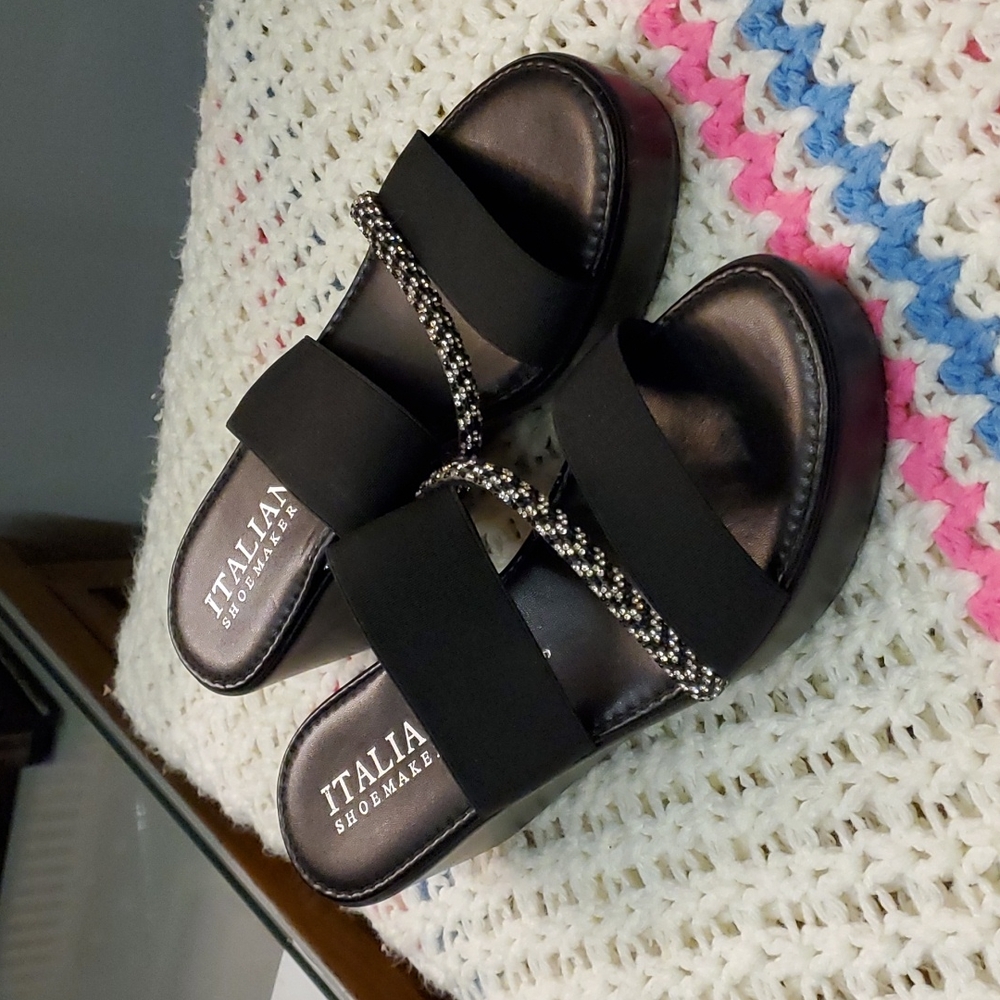 Italian Shoemakers wedge sandals